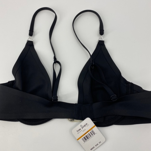 Free People Black Ari Underwire Bra 34A New with Tag - Picture 12 of 16